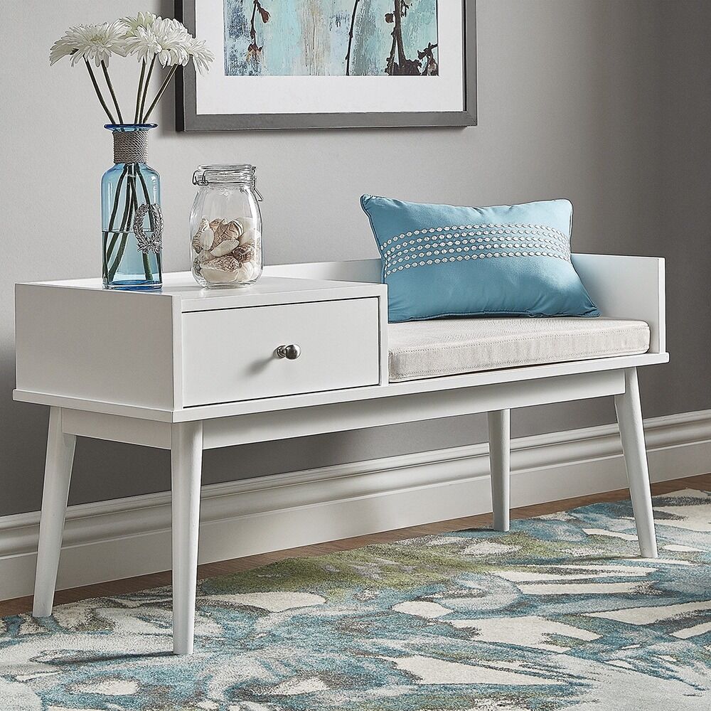 Cushioned Entryway Bench