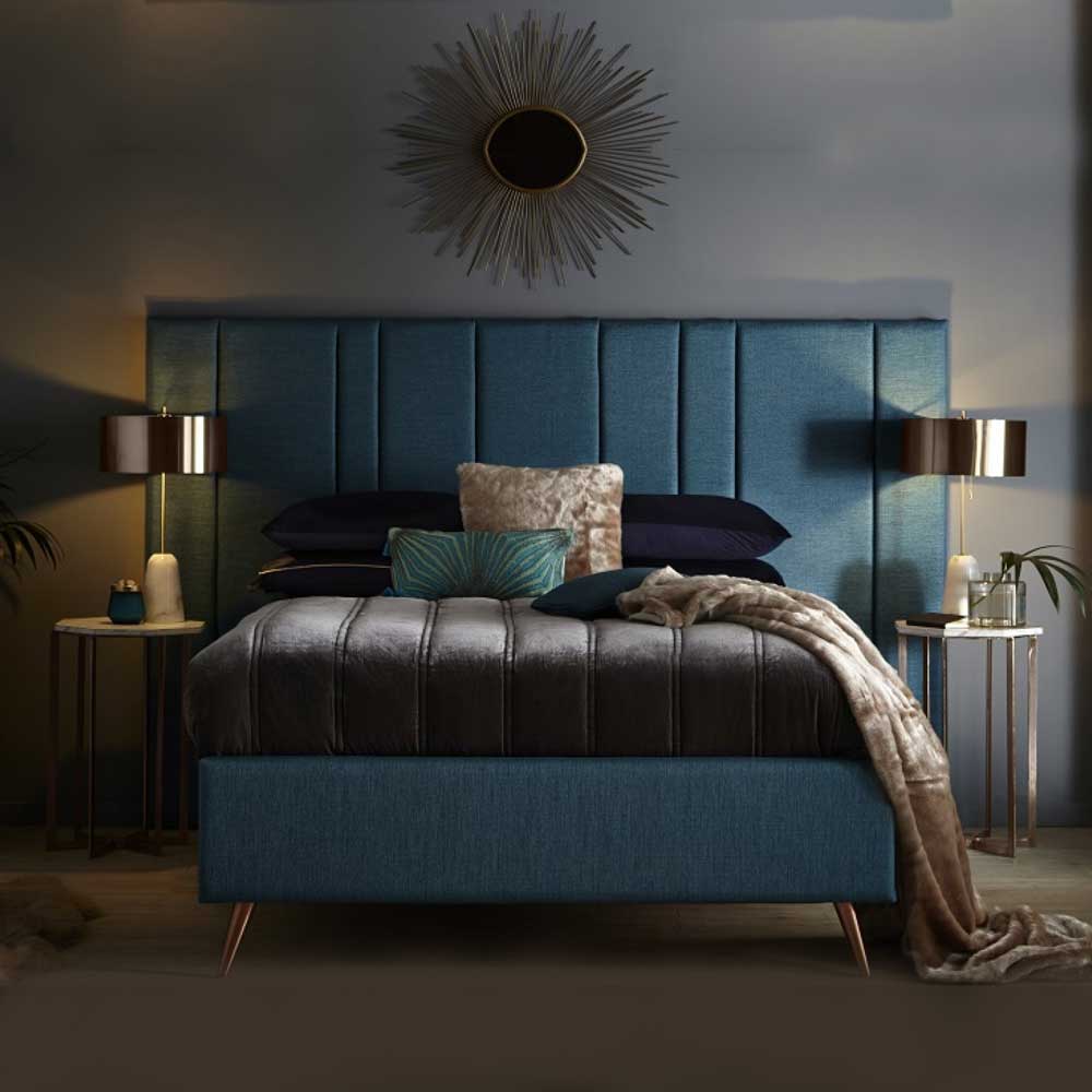 Mid-Century-Modern-Upholstered-Wall-panel-Bed-1 Mid-Century Modern Upholstered Wall panel Bed
