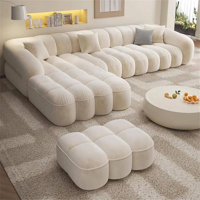 L-Shape Fabric Sofa