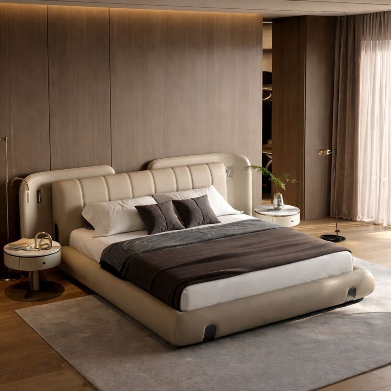 LuxeCurve Upholstered Bed