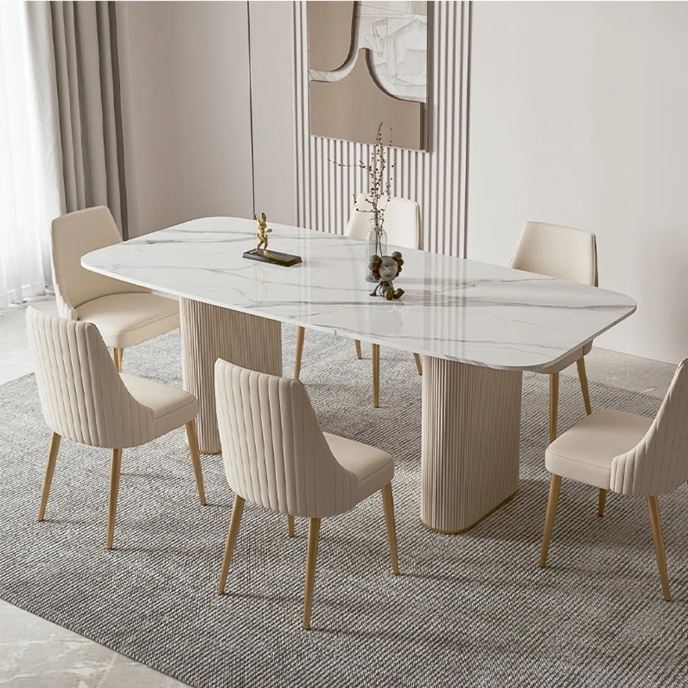 Marble look Dining Table